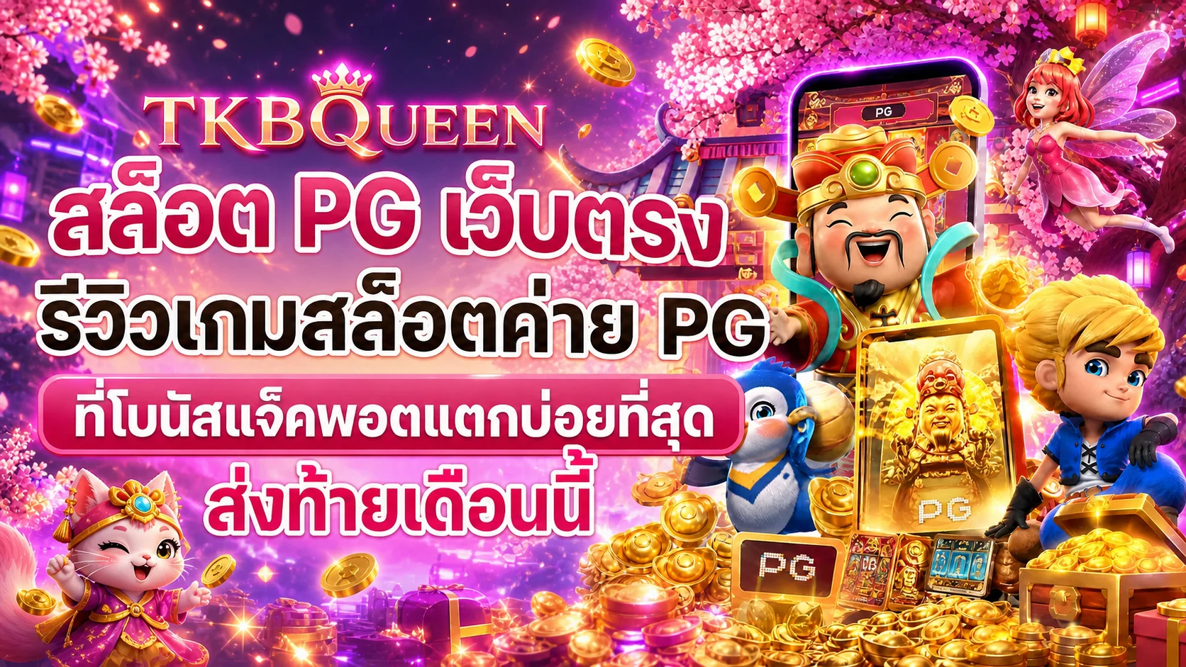 TKBQUEEN | คาสิโนออนไลน์ ฝากถอนออโต้บนมือถือ